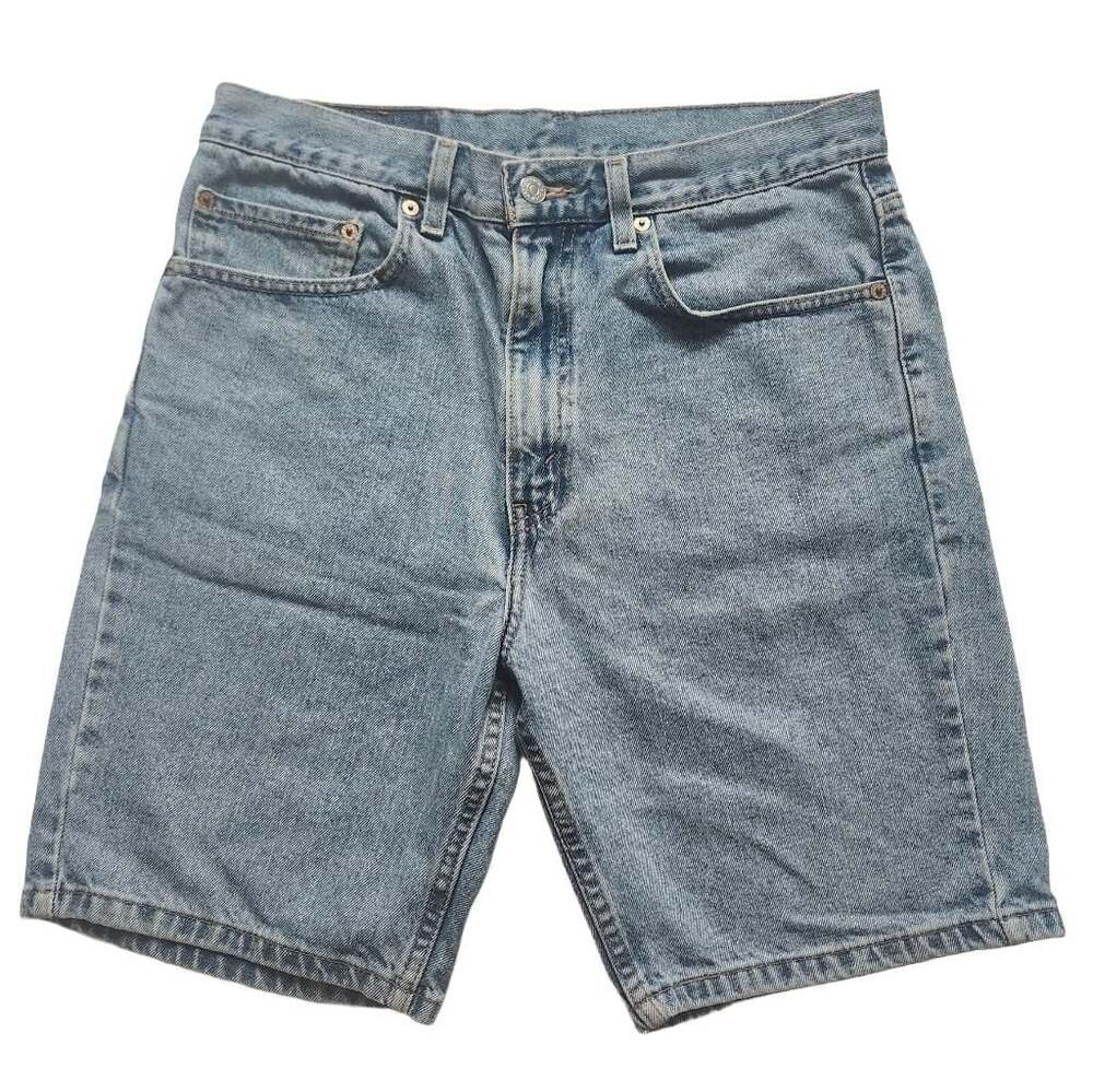 Vintage Y2K Levi's 505 Regular Fit Denim Shorts Light Wash Size 33